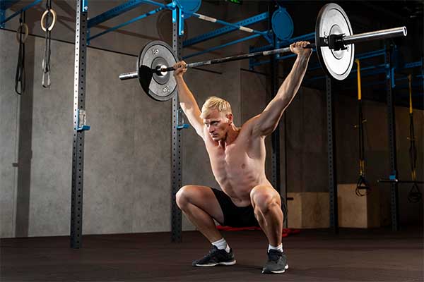man doing CrossFit workout