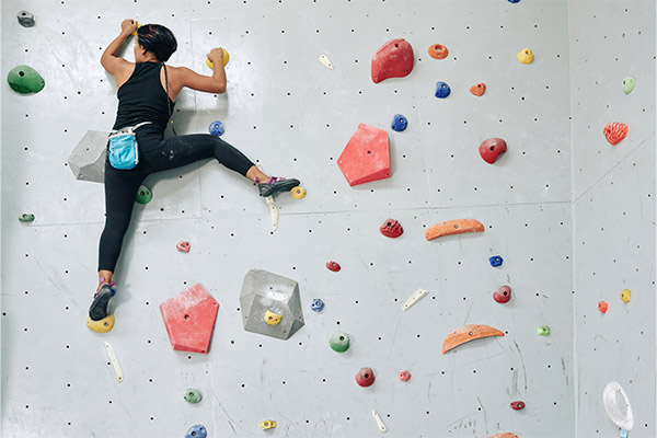 Indoor and Outdoor Climbing